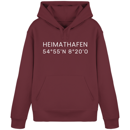Heimat Sylt - deine Koordinate_Insel_only - Basic Hoodie
