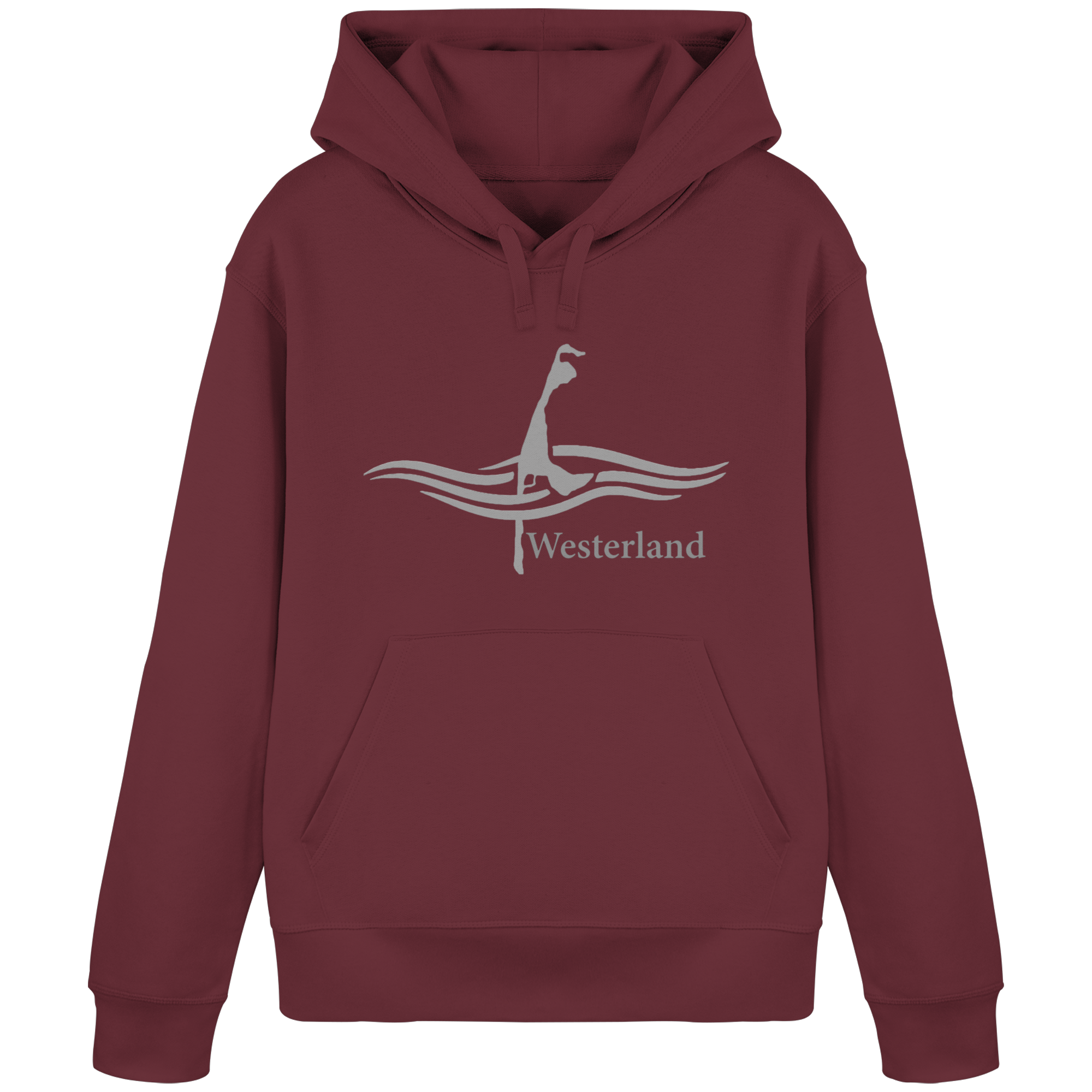 maritimes Sylt vom Meer umschlungen - Edition Westerland (Vorne) - Basic Hoodie