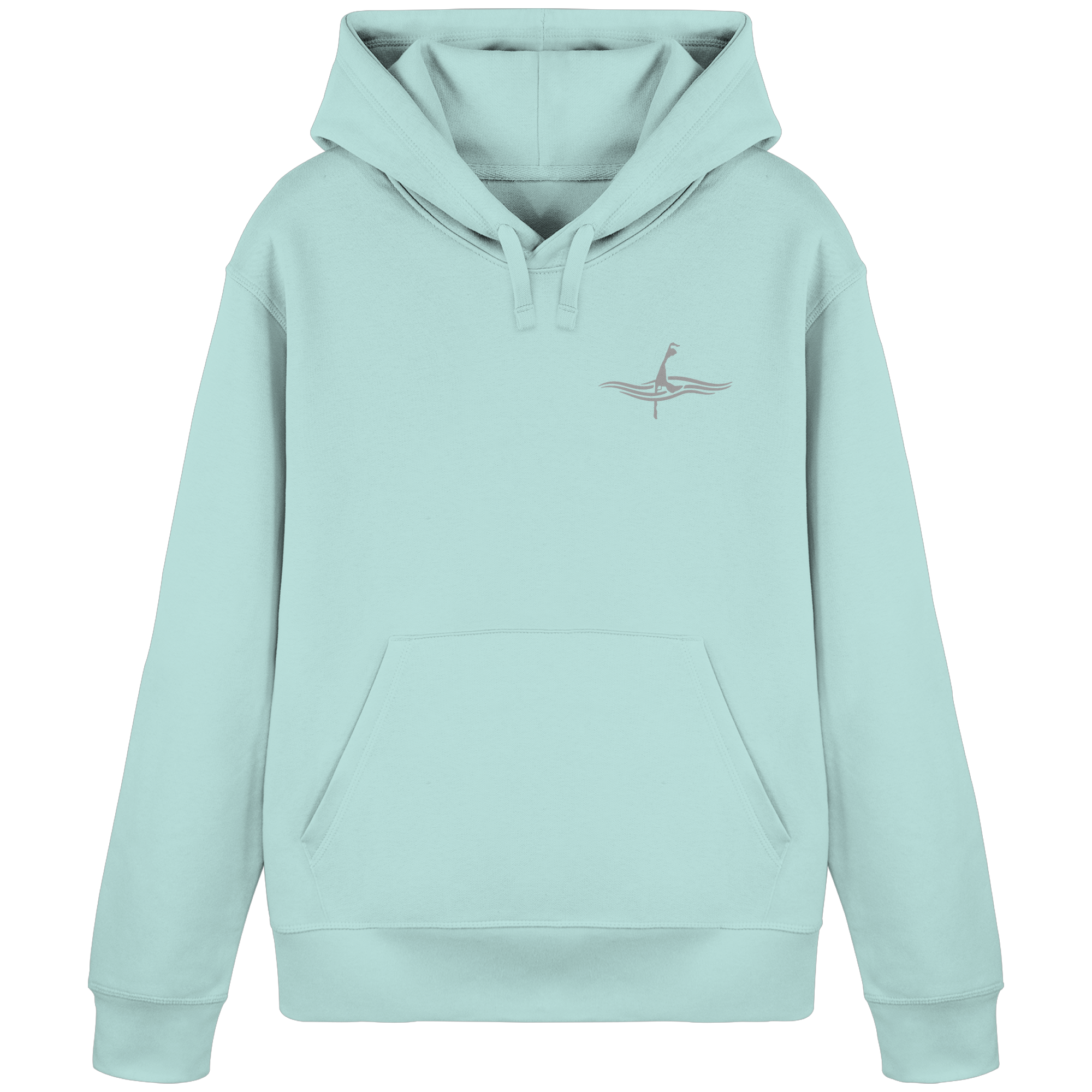 maritimes Sylt vom Meer umschlungen (Rücken) - Basic Hoodie