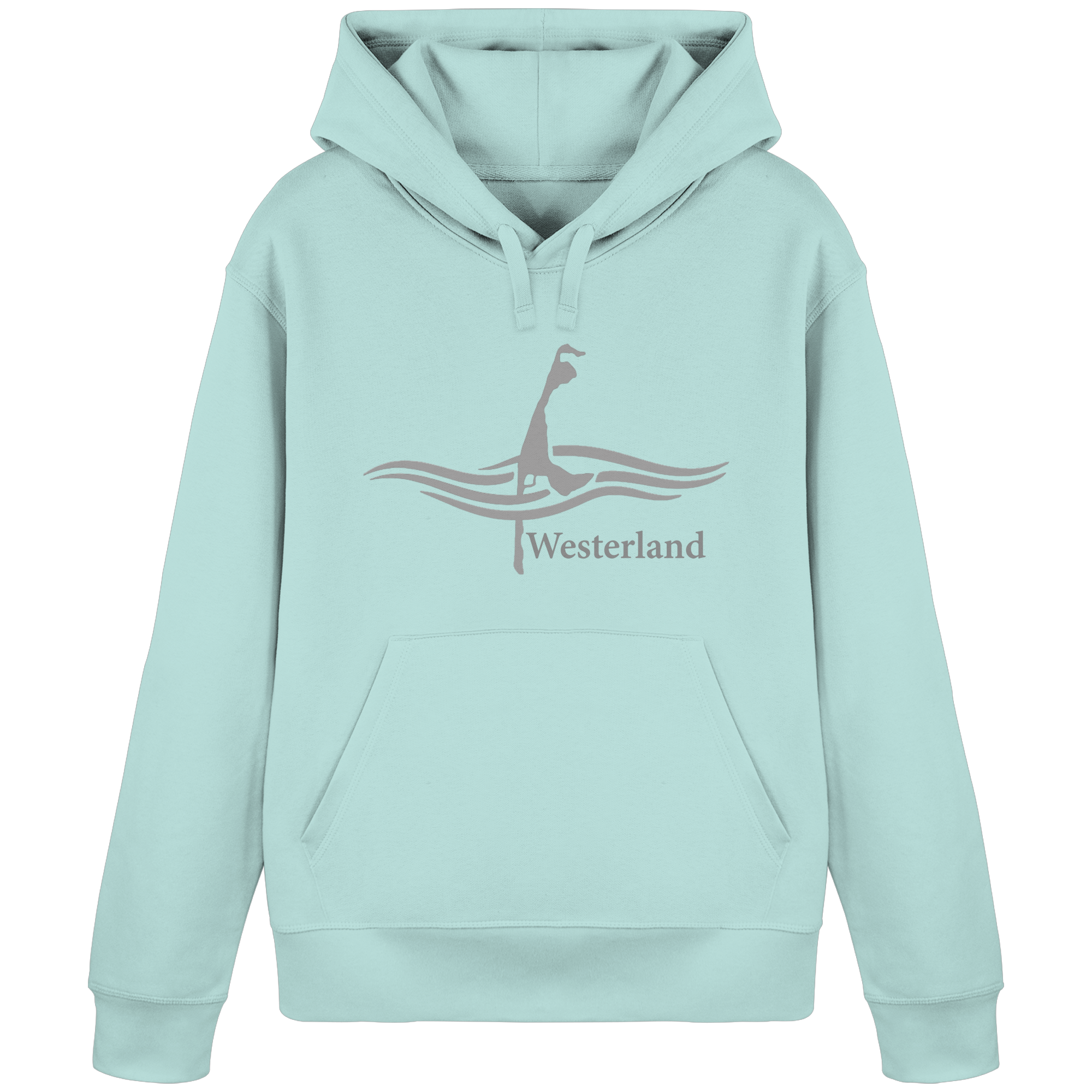 maritimes Sylt vom Meer umschlungen - Edition Westerland (Vorne) - Basic Hoodie