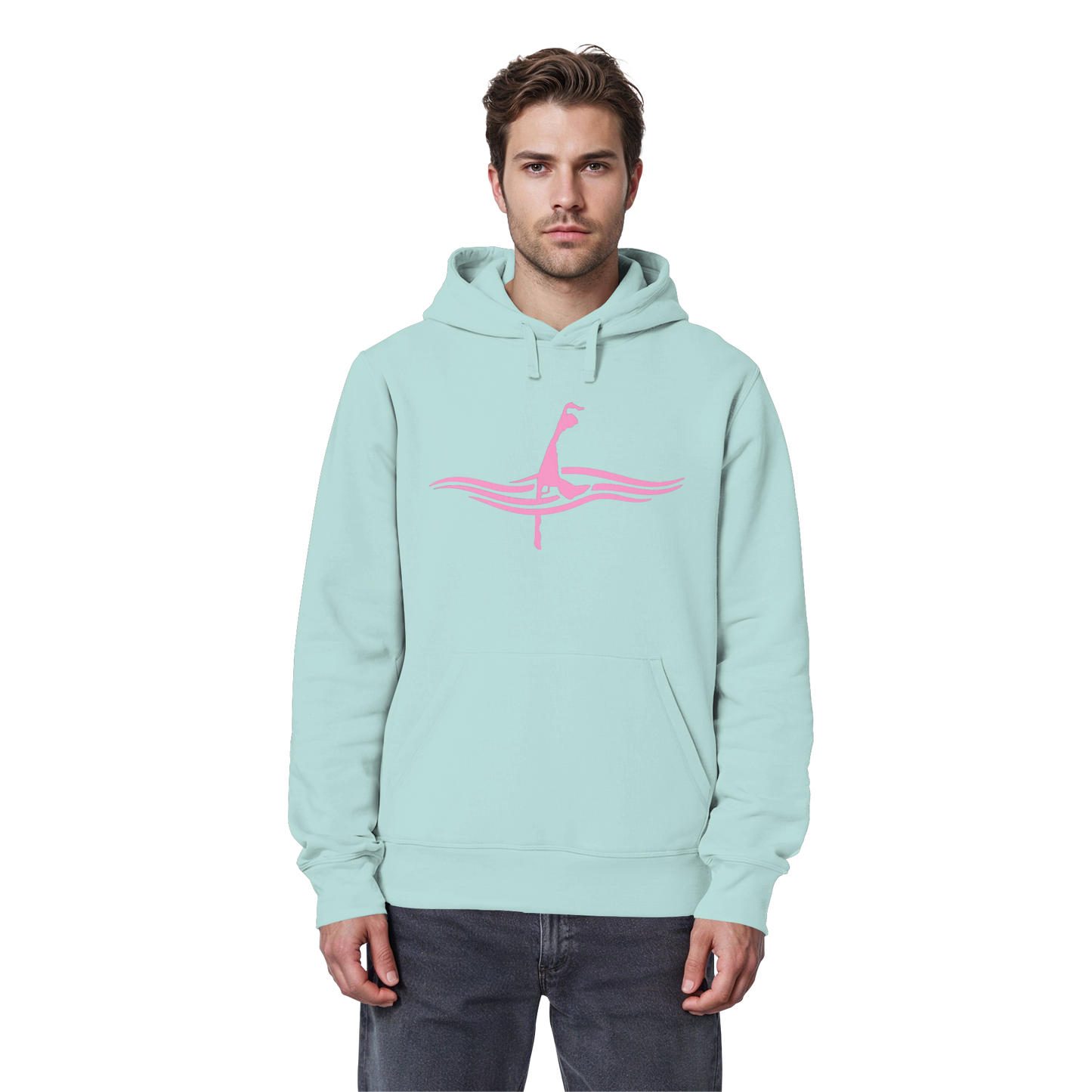 maritimes Sylt vom Meer umschlungen [rosa] - Basic Hoodie