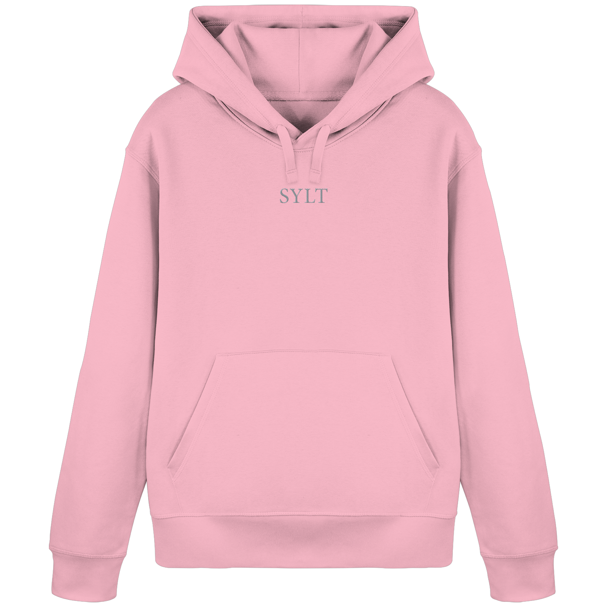 exklusives Sylt Design im Silberstick - Basic Hoodie
