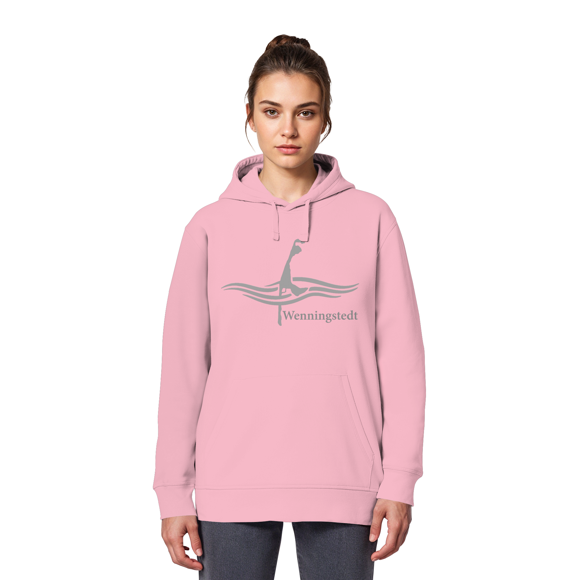 maritimes Sylt vom Meer umschlungen - Edition Wenningstedt (Vorne) Basic Hoodie