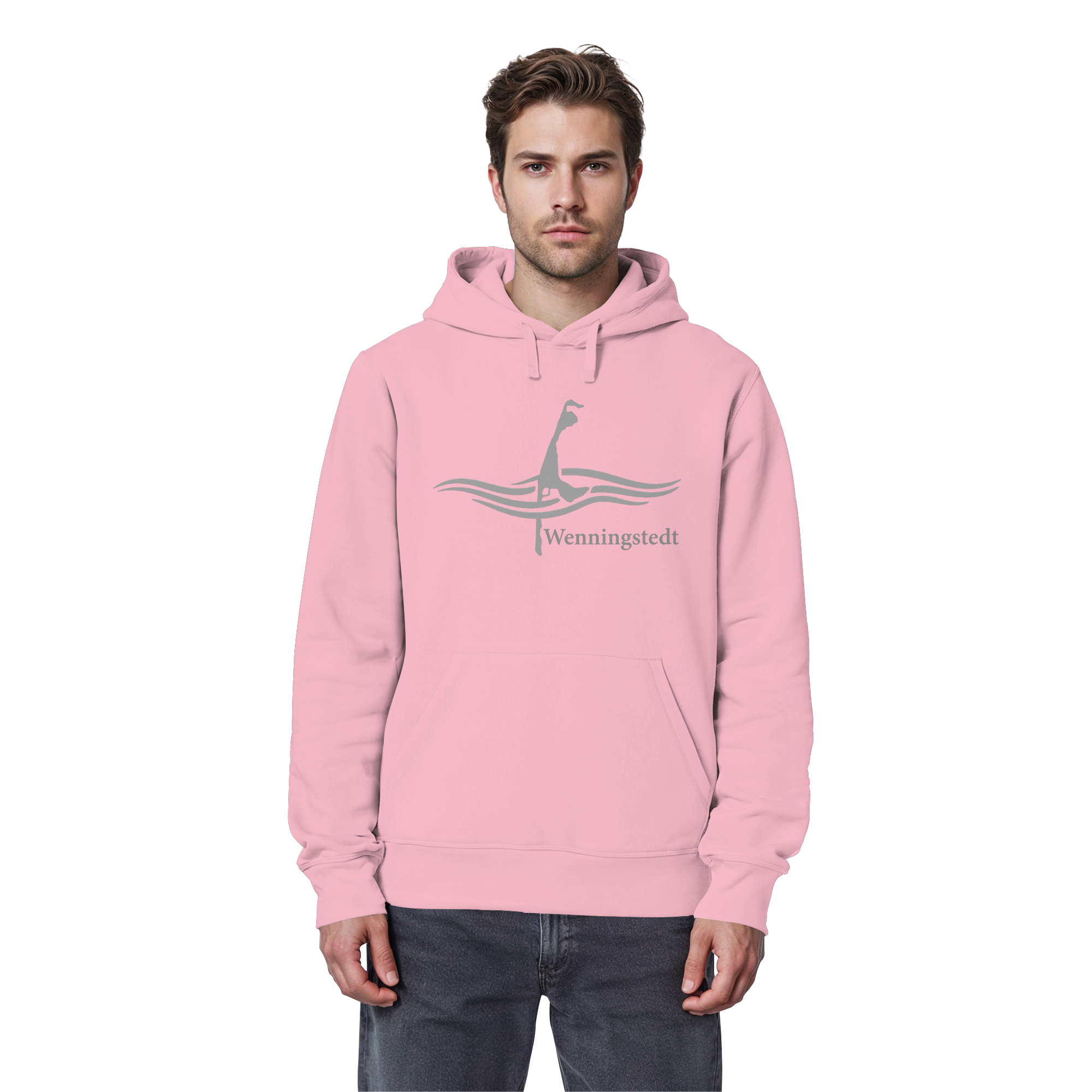 maritimes Sylt vom Meer umschlungen - Edition Wenningstedt (Vorne) Basic Hoodie
