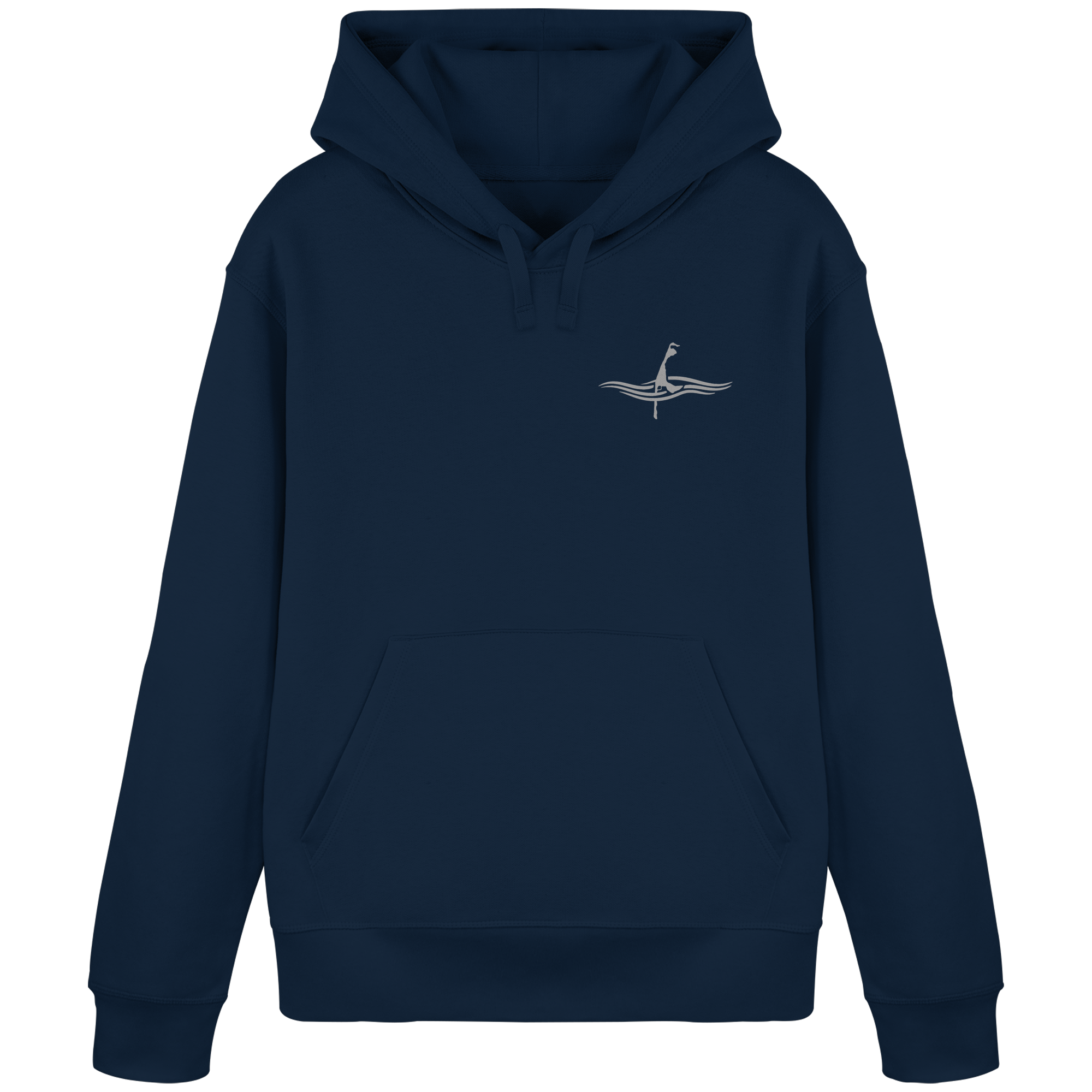 maritimes Sylt vom Meer umschlungen (Rücken) - Basic Hoodie