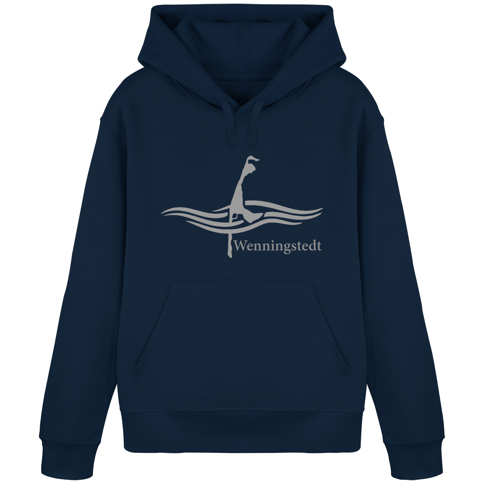 maritimes Sylt vom Meer umschlungen - Edition Wenningstedt (Vorne) Basic Hoodie