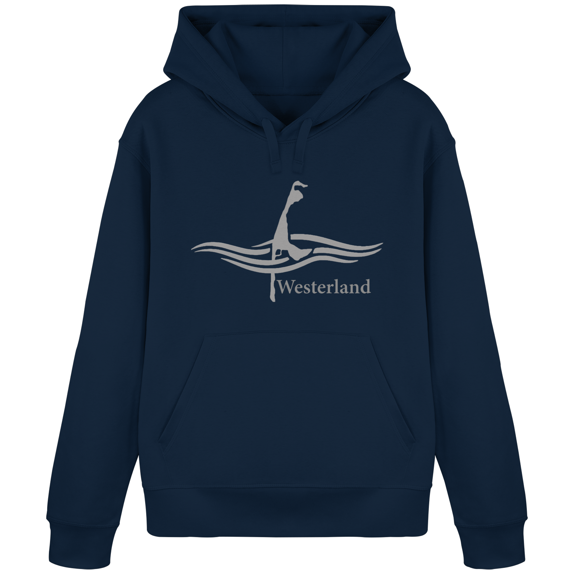 maritimes Sylt vom Meer umschlungen - Edition Westerland (Vorne) - Basic Hoodie
