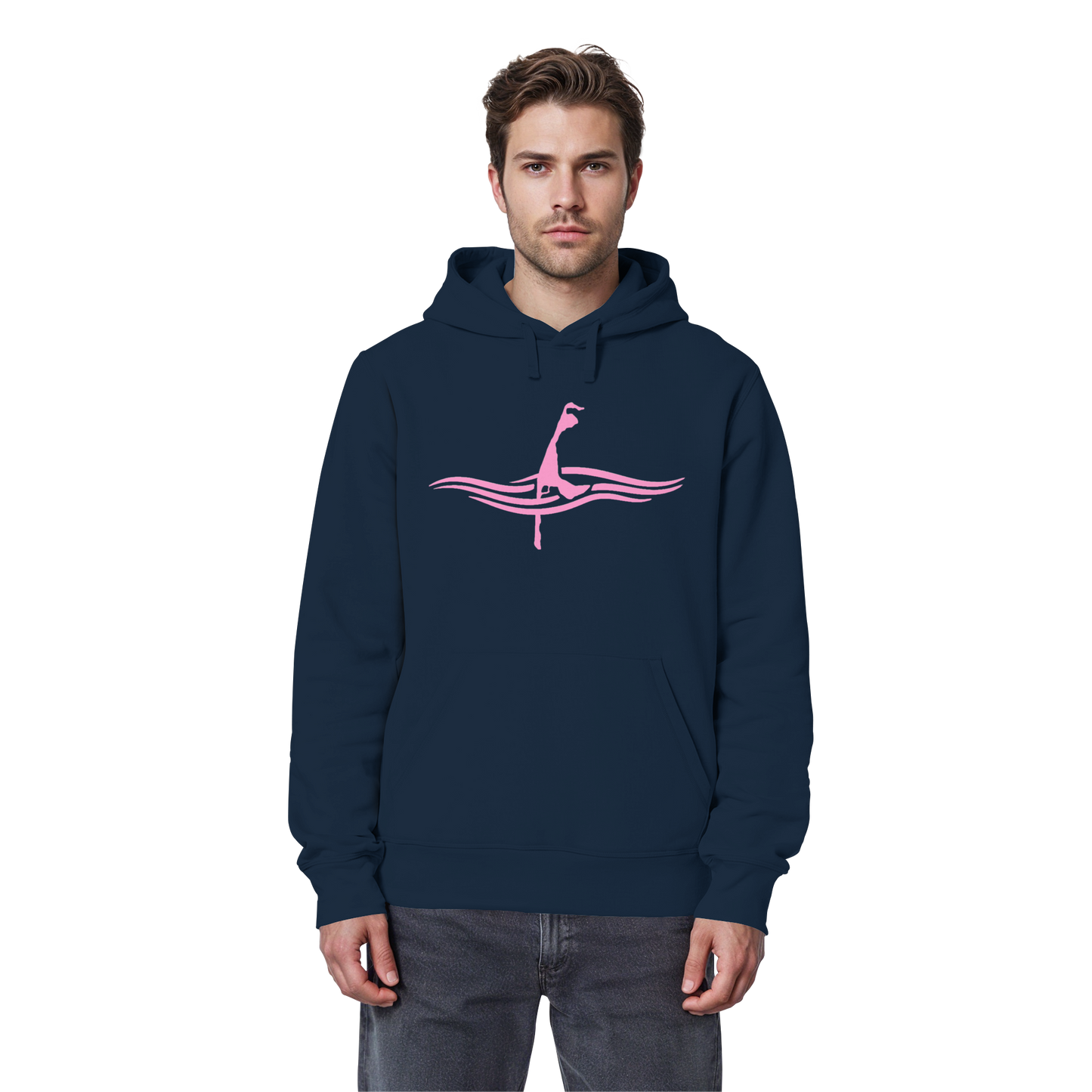 maritimes Sylt vom Meer umschlungen [rosa] - Basic Hoodie