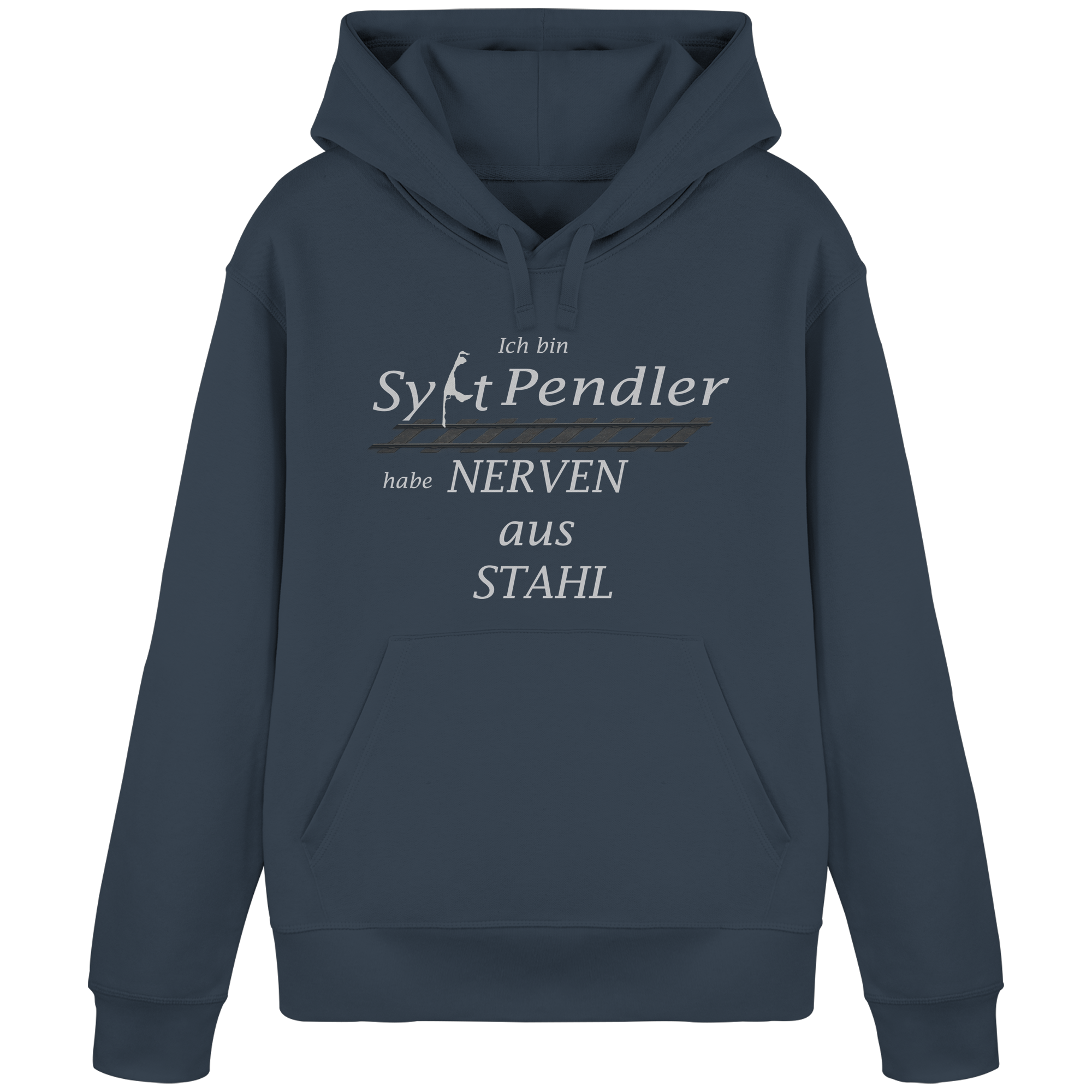 Der Sylt-Pendler ~ Basic Hoodie vorne
