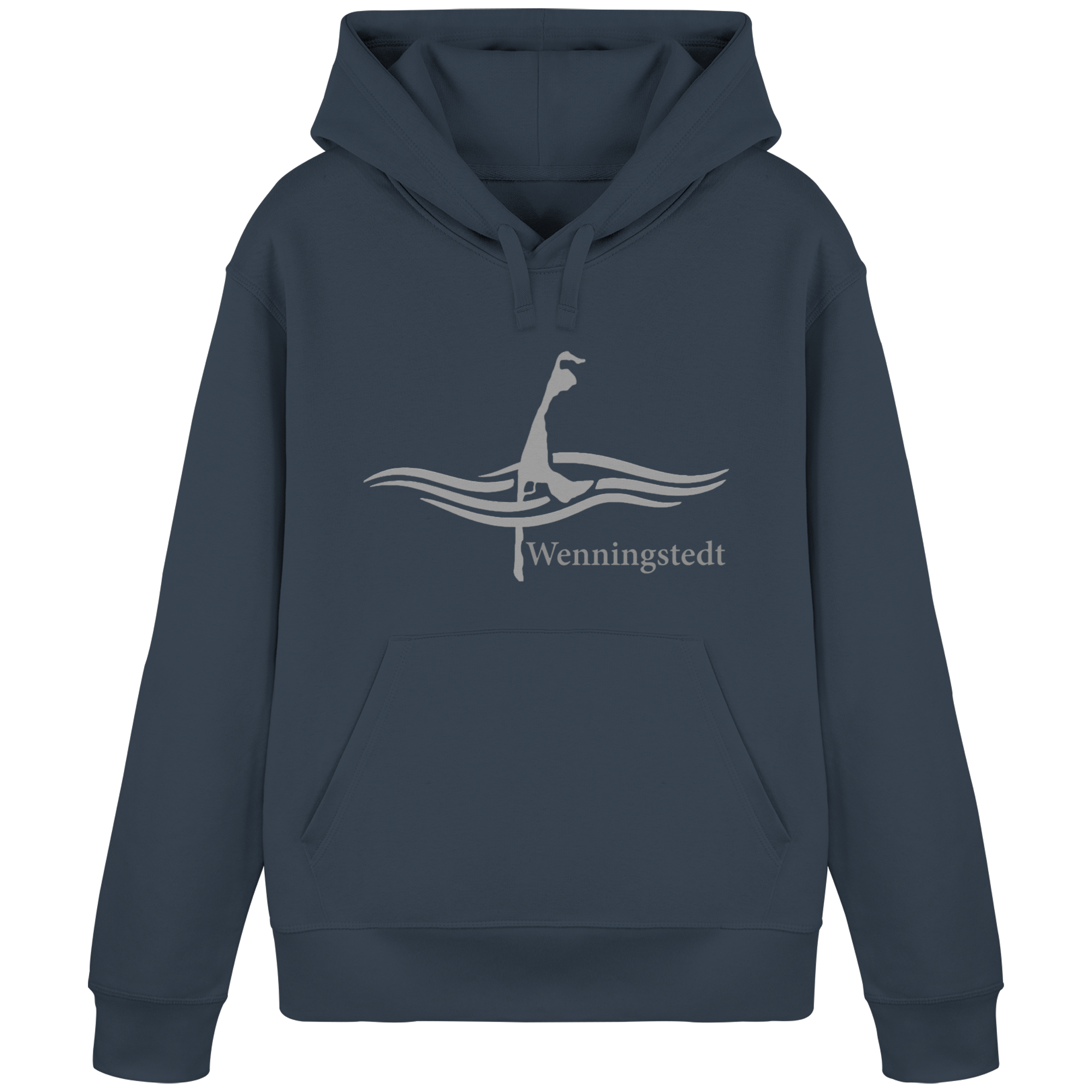 maritimes Sylt vom Meer umschlungen - Edition Wenningstedt (Vorne) Basic Hoodie