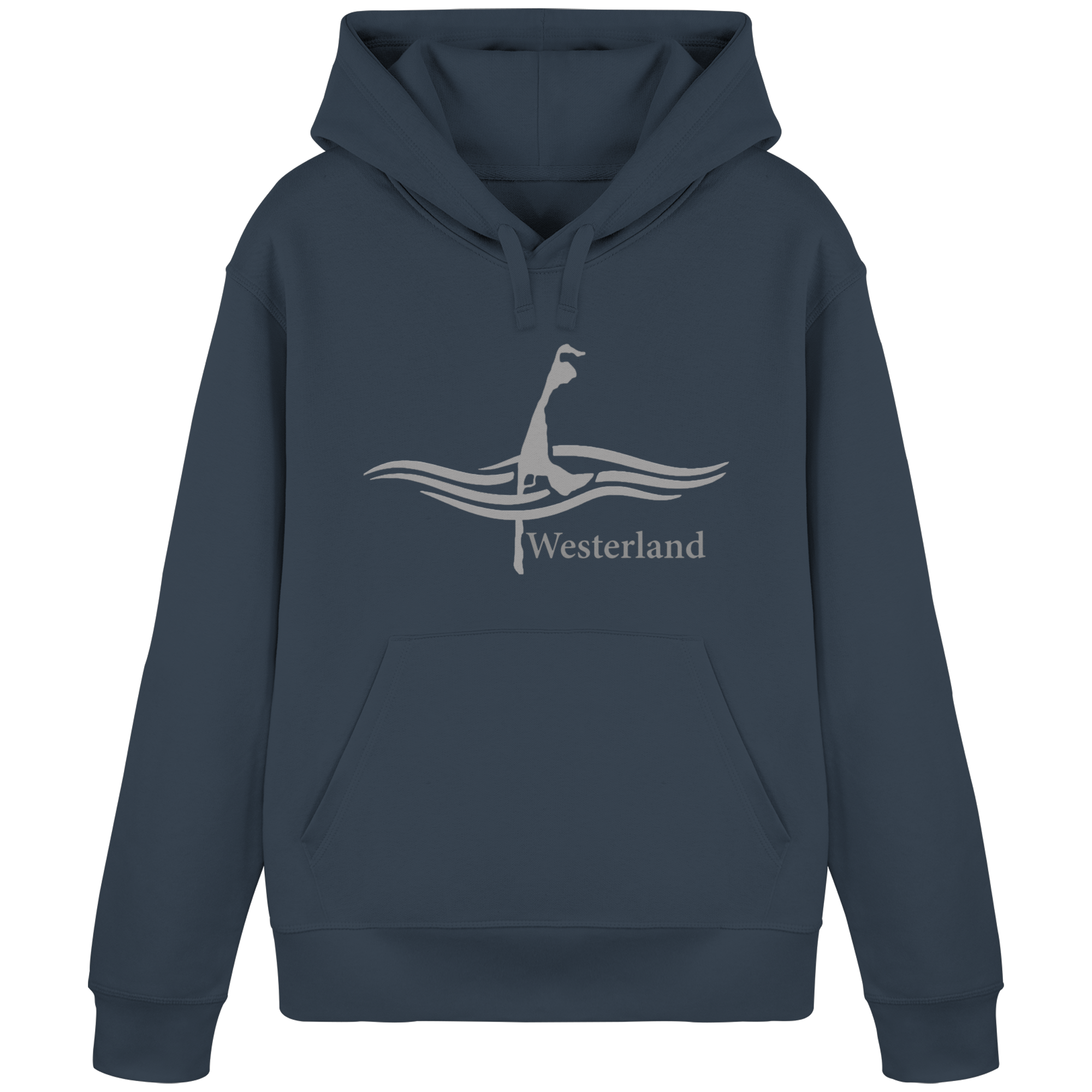 maritimes Sylt vom Meer umschlungen - Edition Westerland (Vorne) - Basic Hoodie
