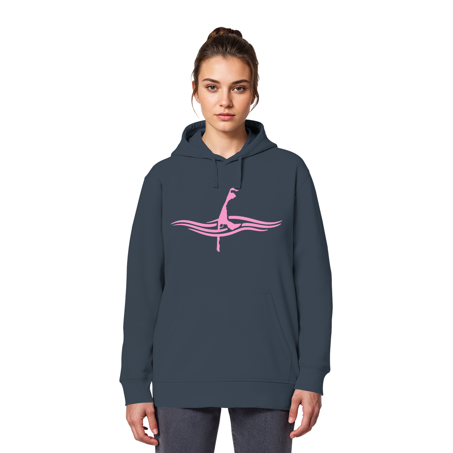 maritimes Sylt vom Meer umschlungen [rosa] - Basic Hoodie