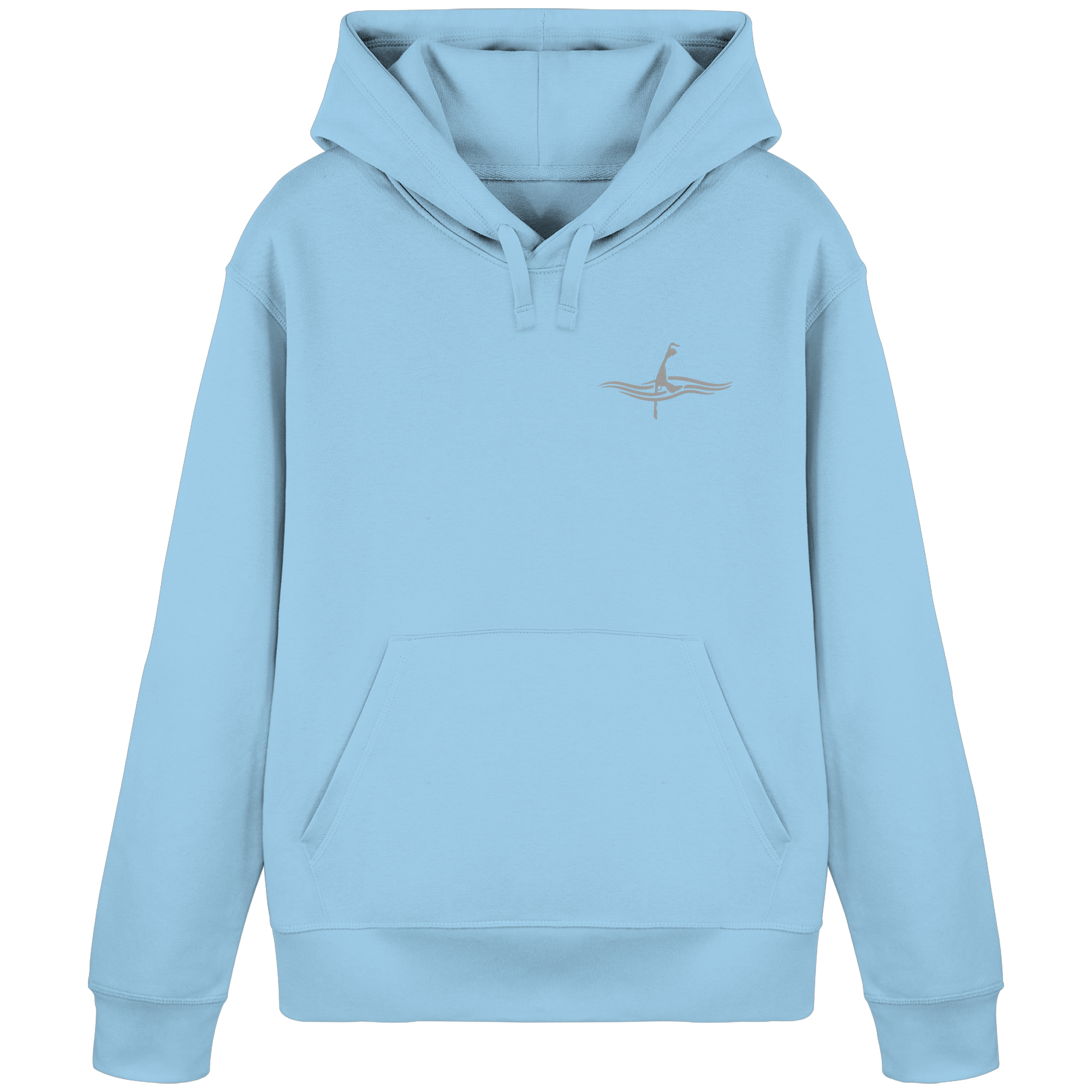 maritimes Sylt vom Meer umschlungen (Rücken) - Basic Hoodie