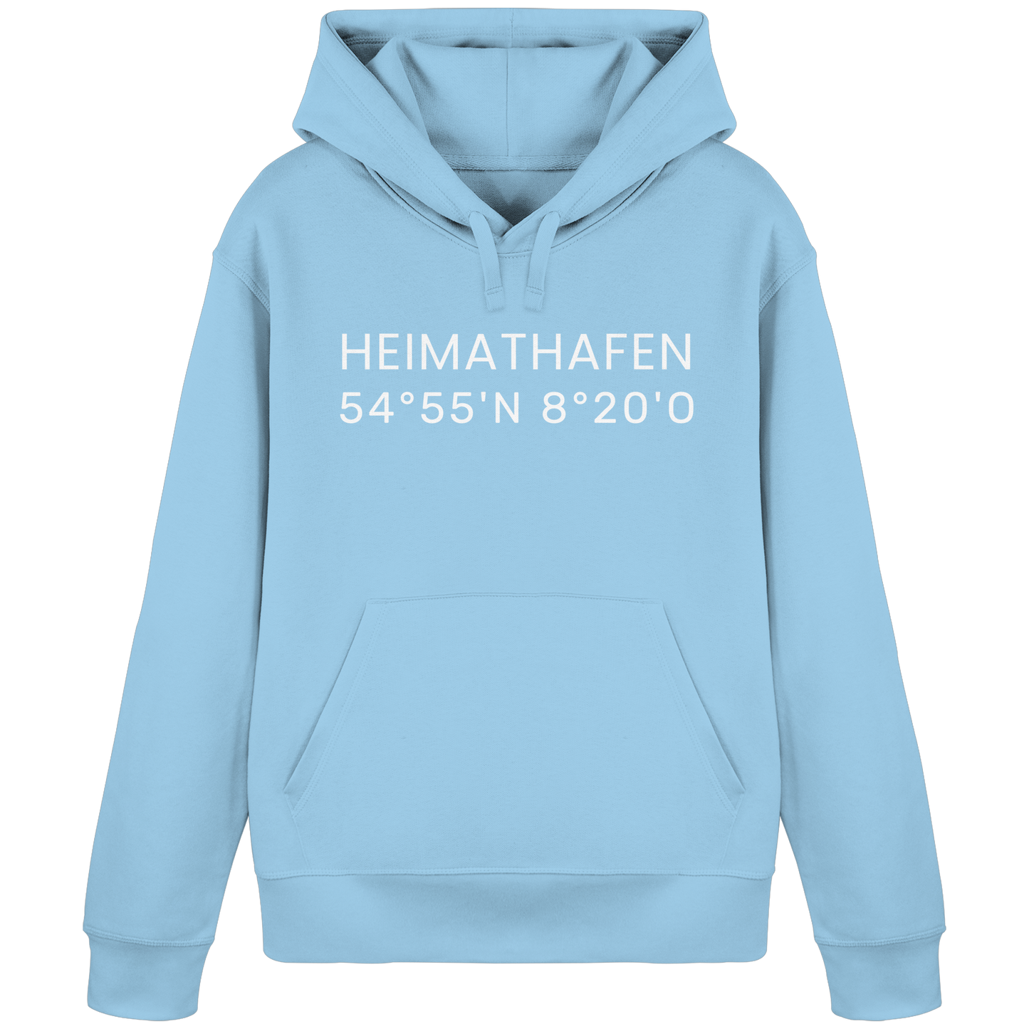 Heimat Sylt - deine Koordinate_Insel_only - Basic Hoodie