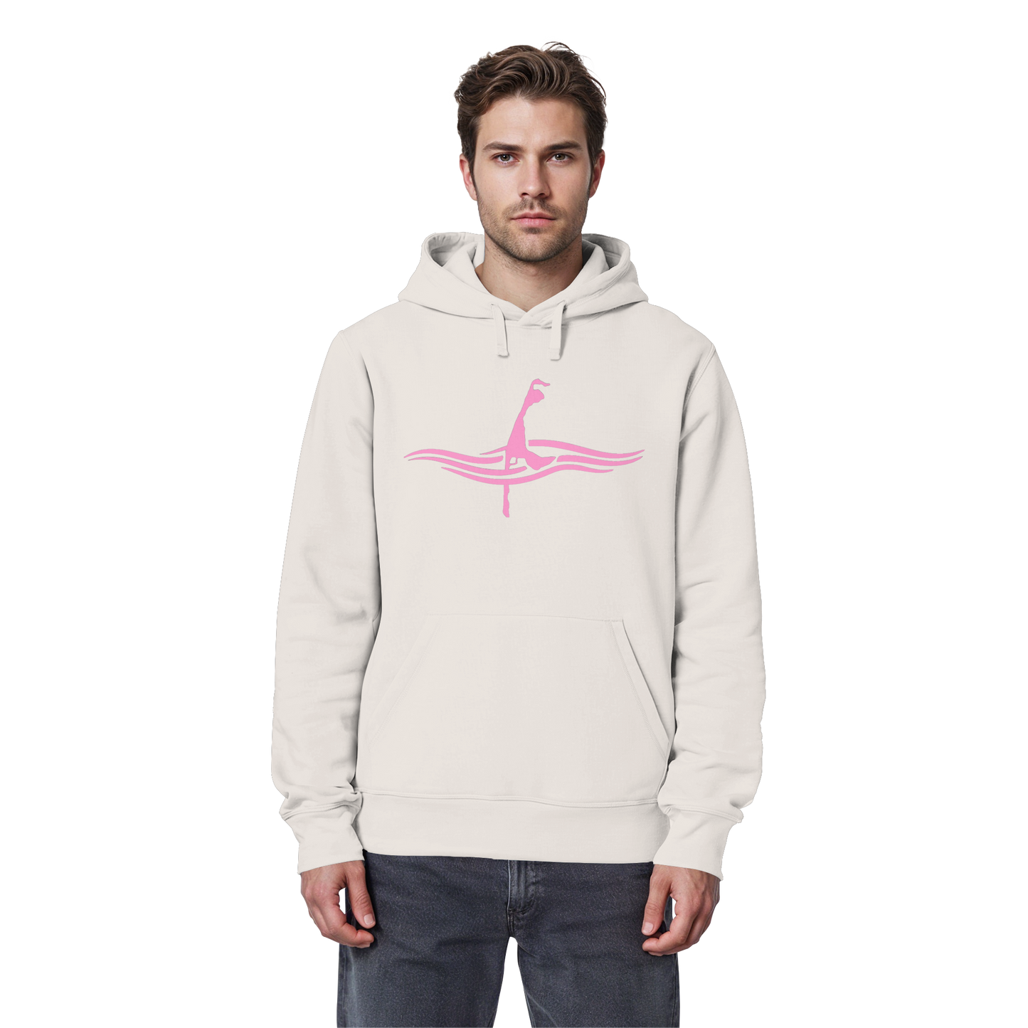 maritimes Sylt vom Meer umschlungen [rosa] - Basic Hoodie