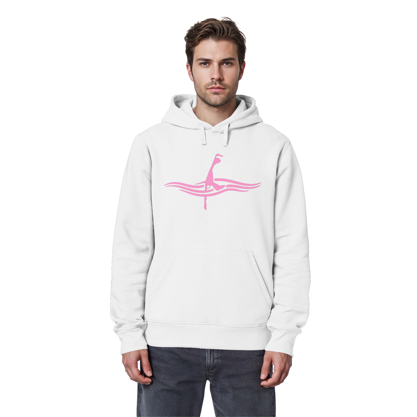 maritimes Sylt vom Meer umschlungen [rosa] - Basic Hoodie