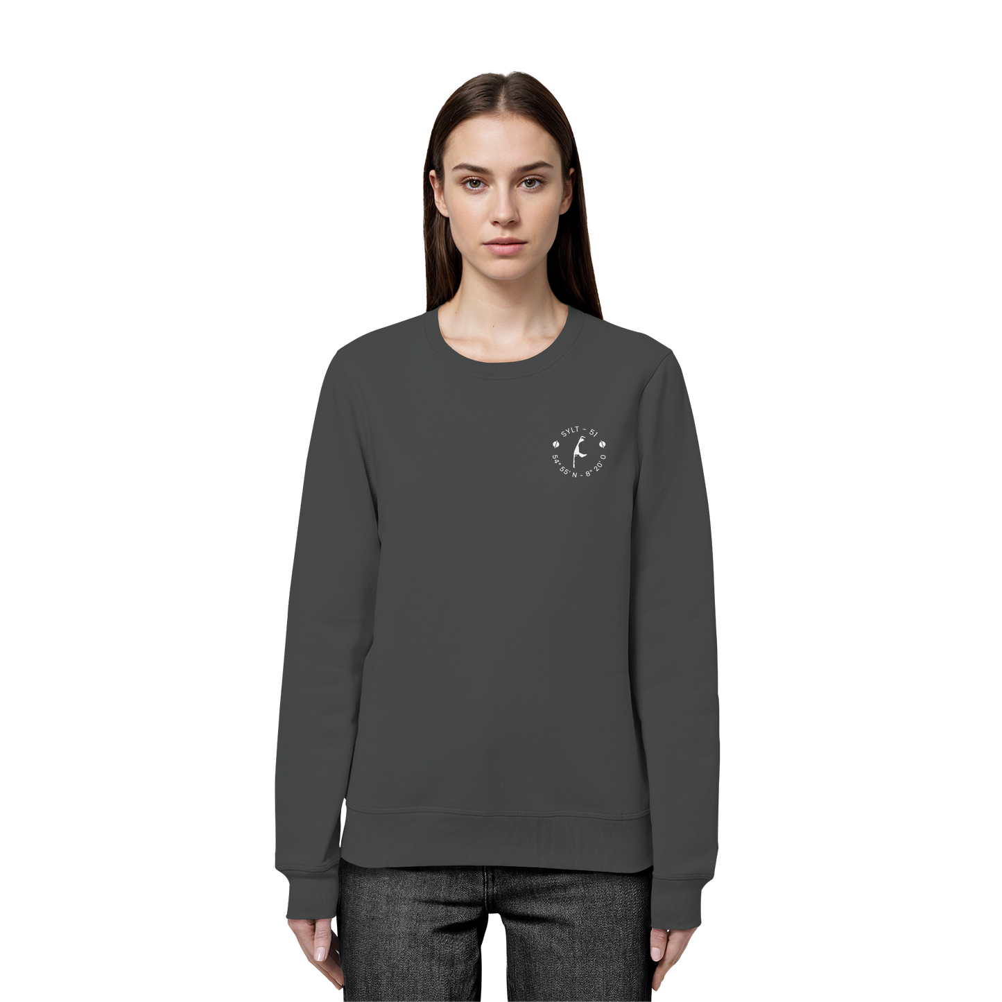 Sylter Heimathafen - Basic Sweatshirt (small front)