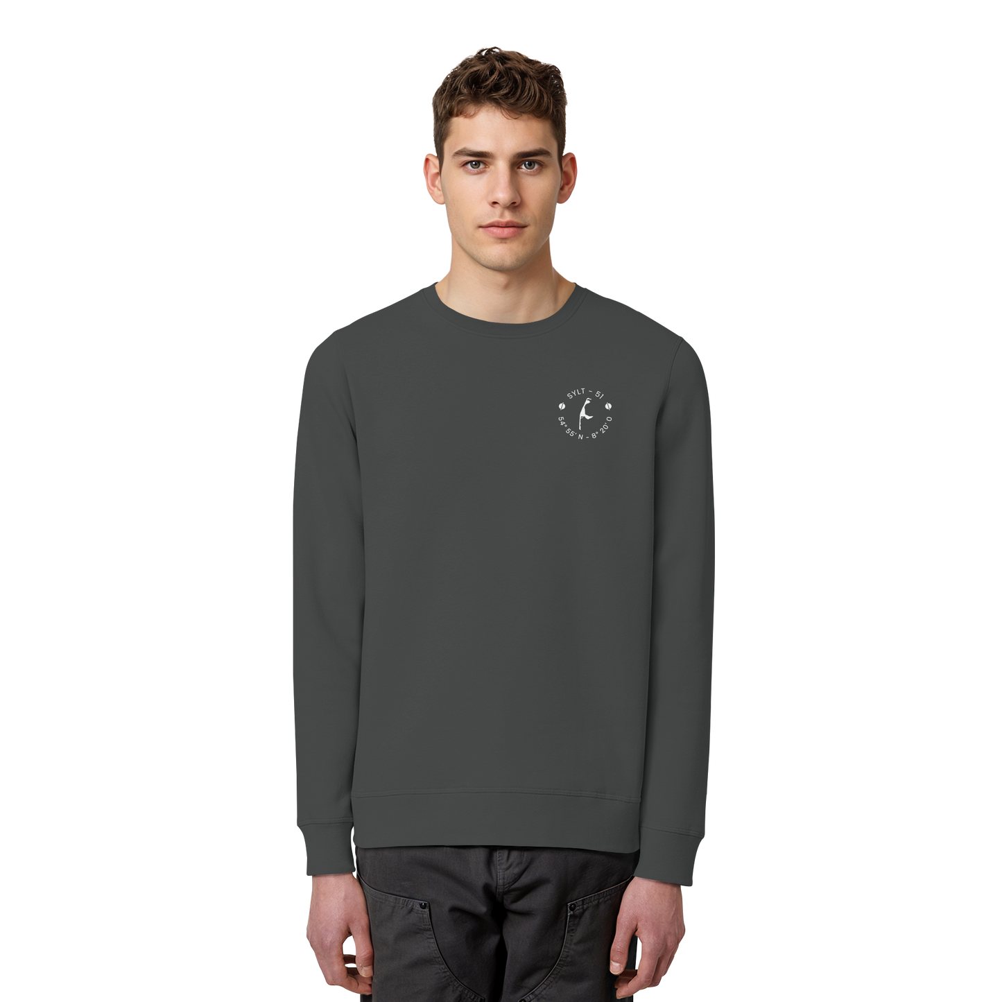 Sylter Heimathafen - Basic Sweatshirt (small front)