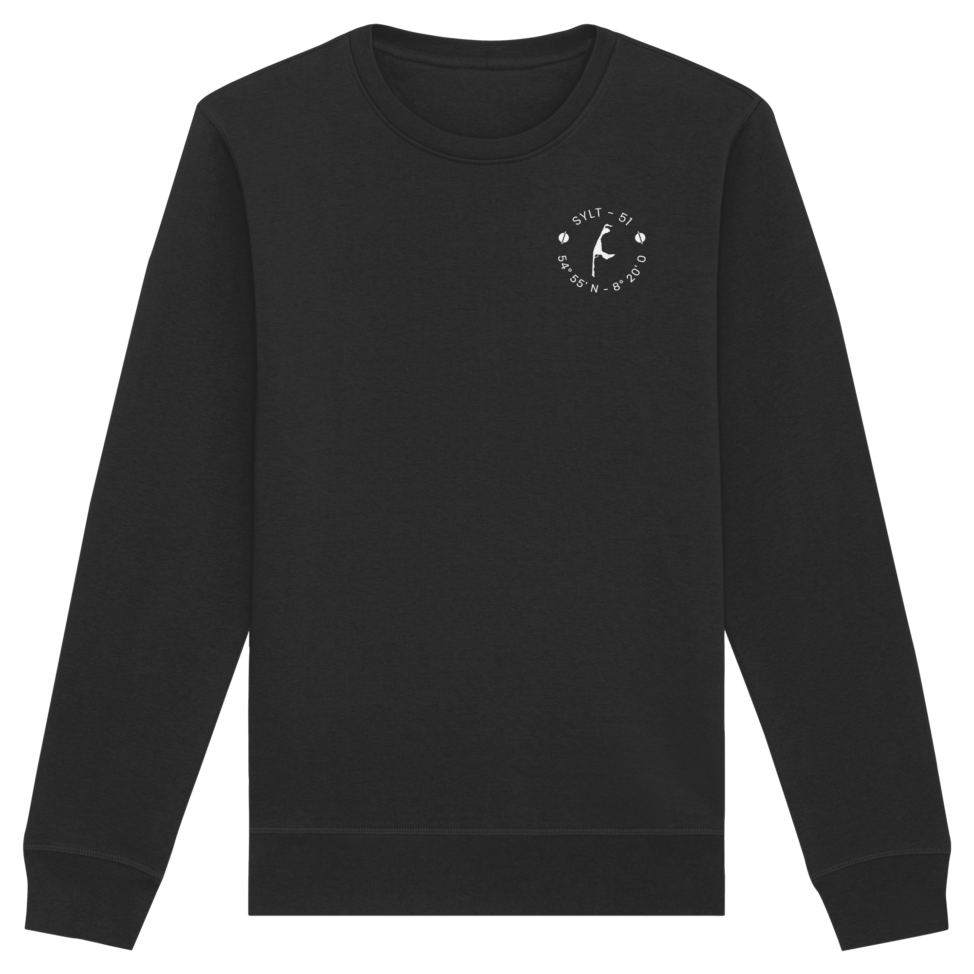 Sylt-51 Koordinate (small - front) - Basic Sweatshirt