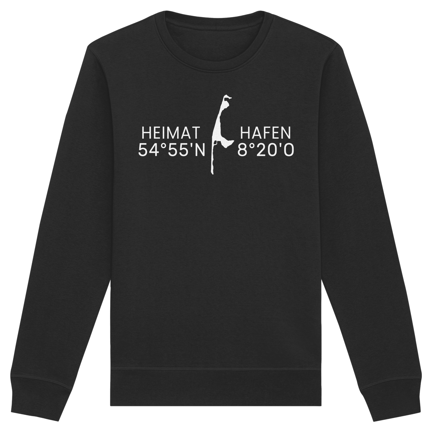 Heimat Sylt - deine Koordinate_Insel_only - Basic Unisex Sweatshirt