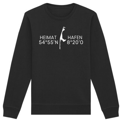 Heimat Sylt - deine Koordinate_Insel_only - Basic Unisex Sweatshirt