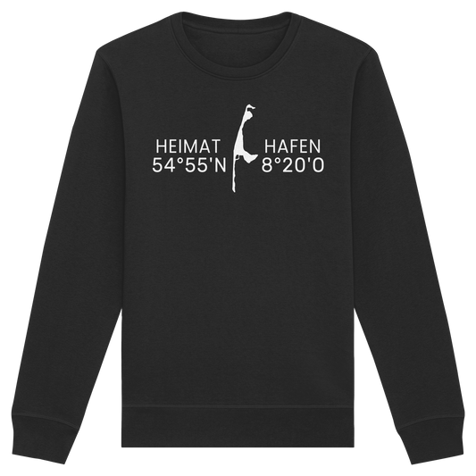 Heimat Sylt - deine Koordinate_Insel_only - Basic Unisex Sweatshirt