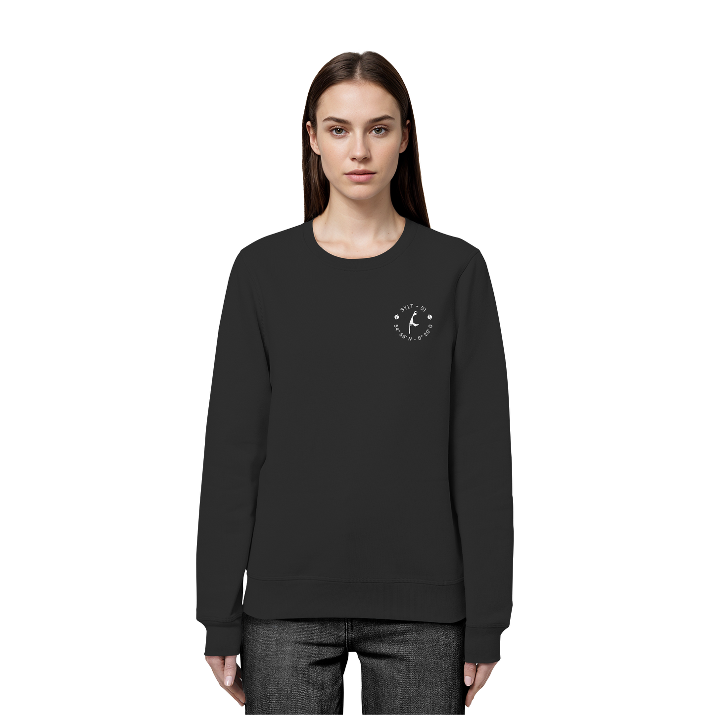 Sylter Heimathafen - Basic Sweatshirt (small front)