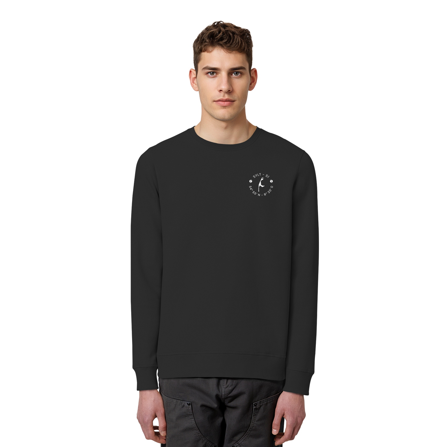 Sylter Heimathafen - Basic Sweatshirt (small front)