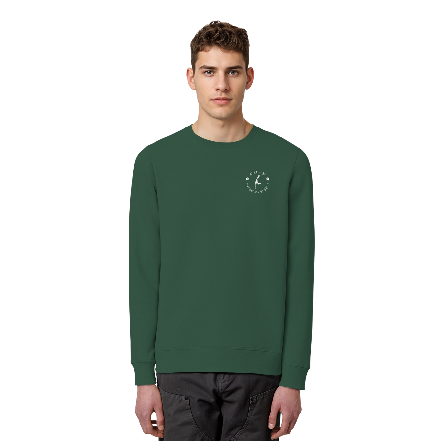 Sylter Heimathafen - Basic Sweatshirt (small front)