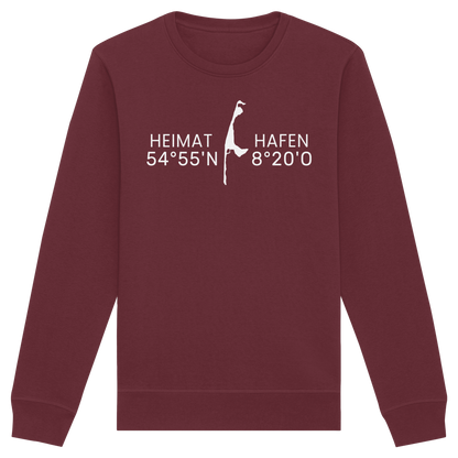 Heimat Sylt - deine Koordinate_Insel_only - Basic Unisex Sweatshirt