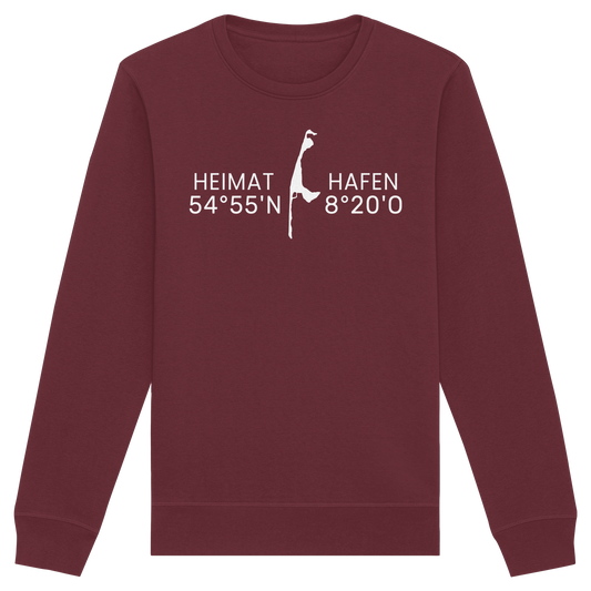 Heimat Sylt - deine Koordinate_Insel_only - Basic Unisex Sweatshirt