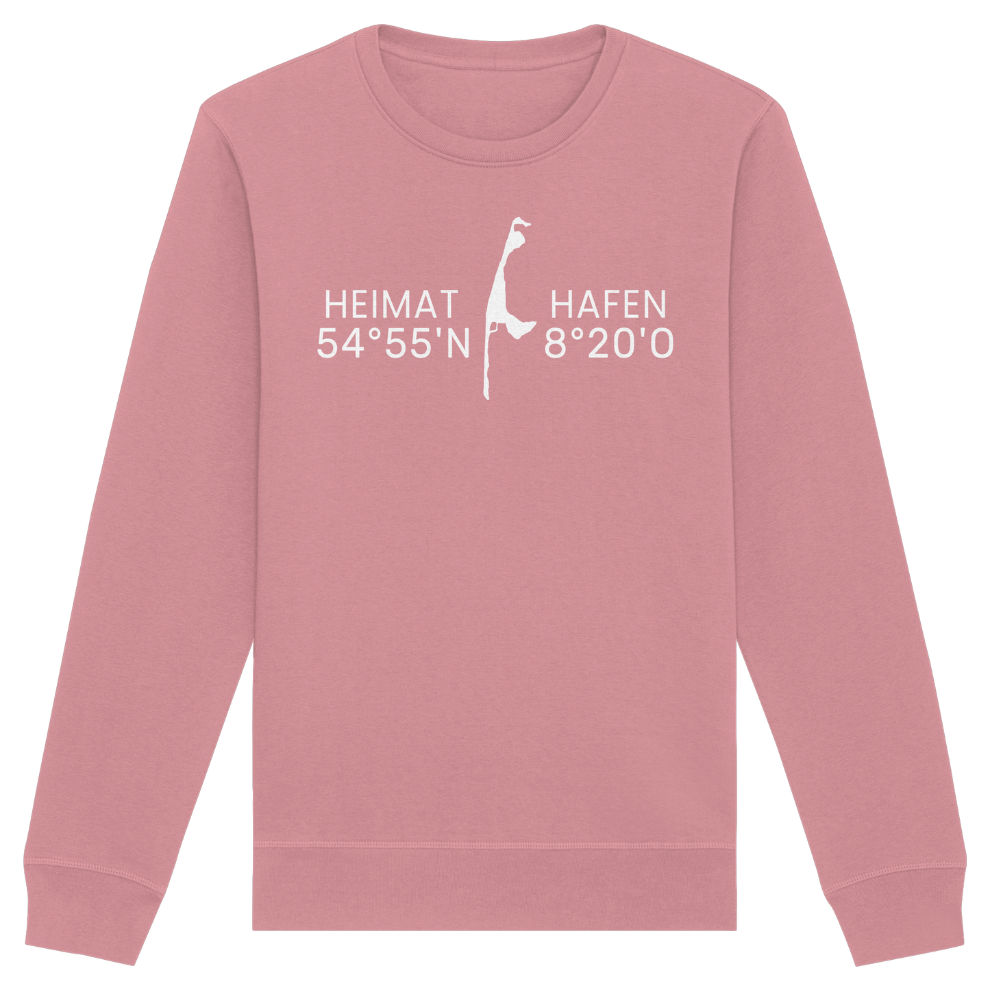 Heimat Sylt - deine Koordinate_Insel_only - Basic Unisex Sweatshirt