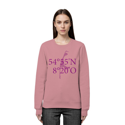 Deine Koordinaten_lila_vorne - Basic Unisex Sweatshirt