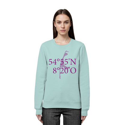 Deine Koordinaten_lila_vorne - Basic Unisex Sweatshirt