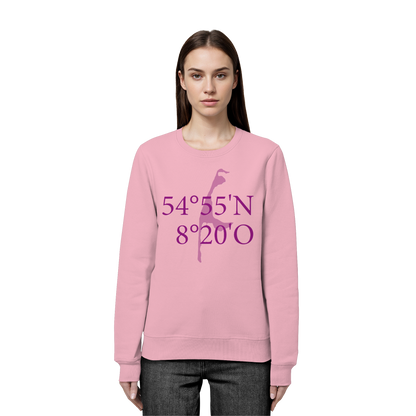 Deine Koordinaten_lila_vorne - Basic Unisex Sweatshirt