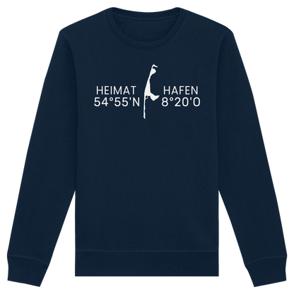 Heimat Sylt - deine Koordinate_Insel_only - Basic Unisex Sweatshirt