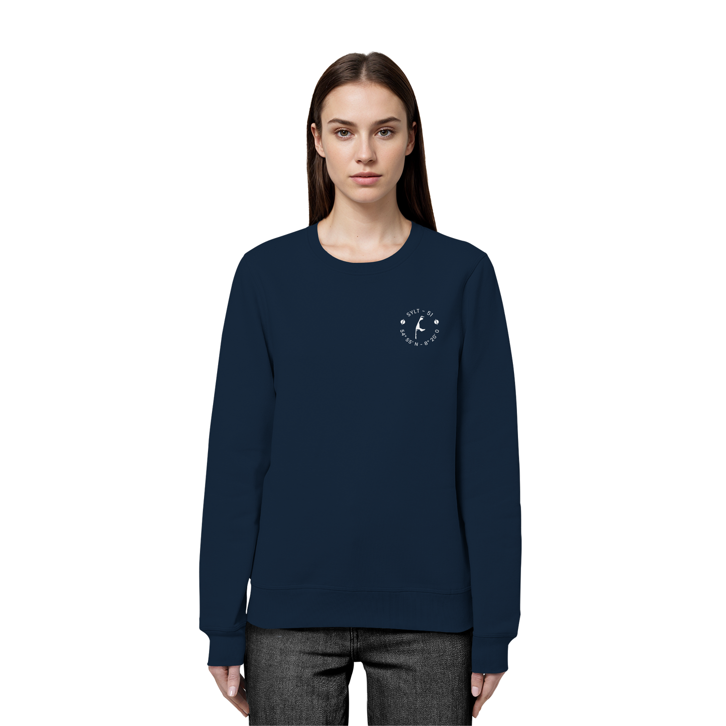 Sylter Heimathafen - Basic Sweatshirt (small front)
