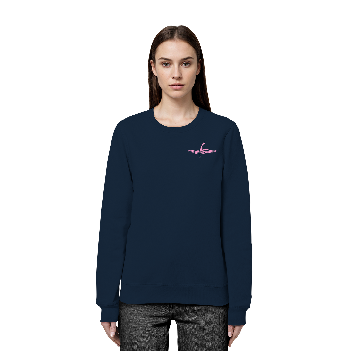maritimes Sylt vom Meer umschlungen [rosa] - Basic Unisex Sweatshirt