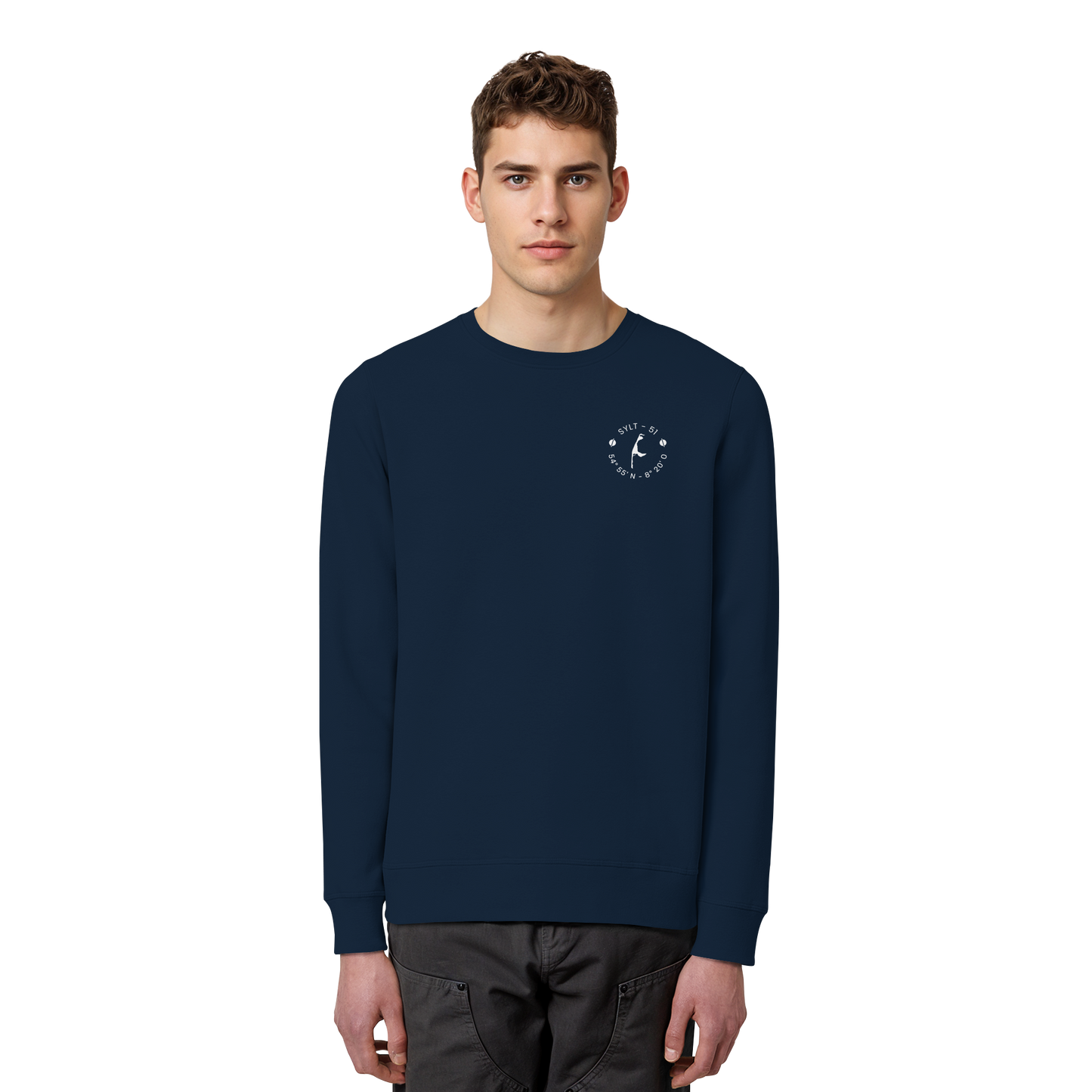Sylter Heimathafen - Basic Sweatshirt (small front)