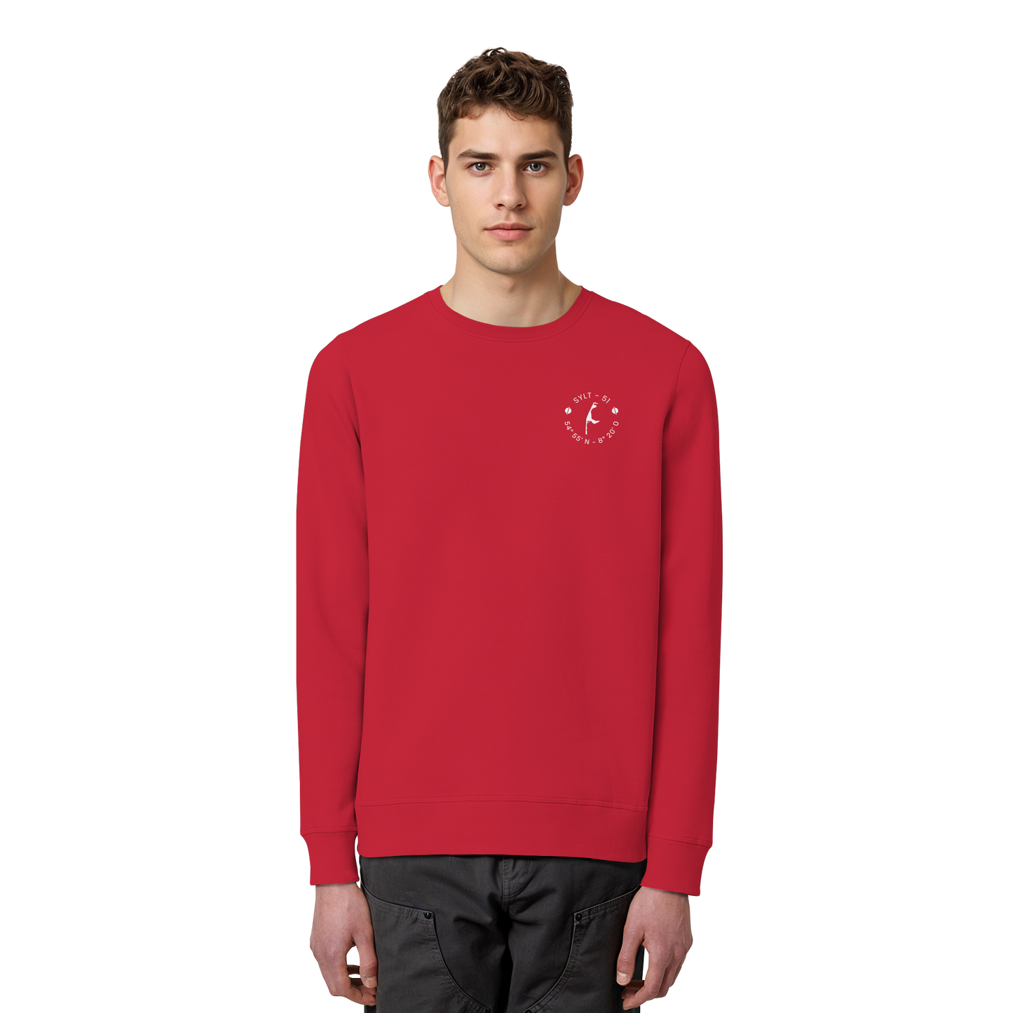 Sylter Heimathafen - Basic Sweatshirt (small front)