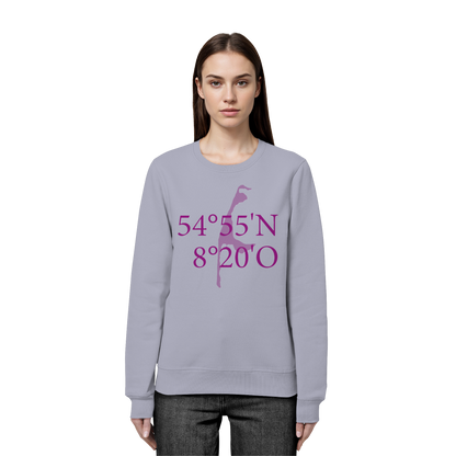 Deine Koordinaten_lila_vorne - Basic Unisex Sweatshirt
