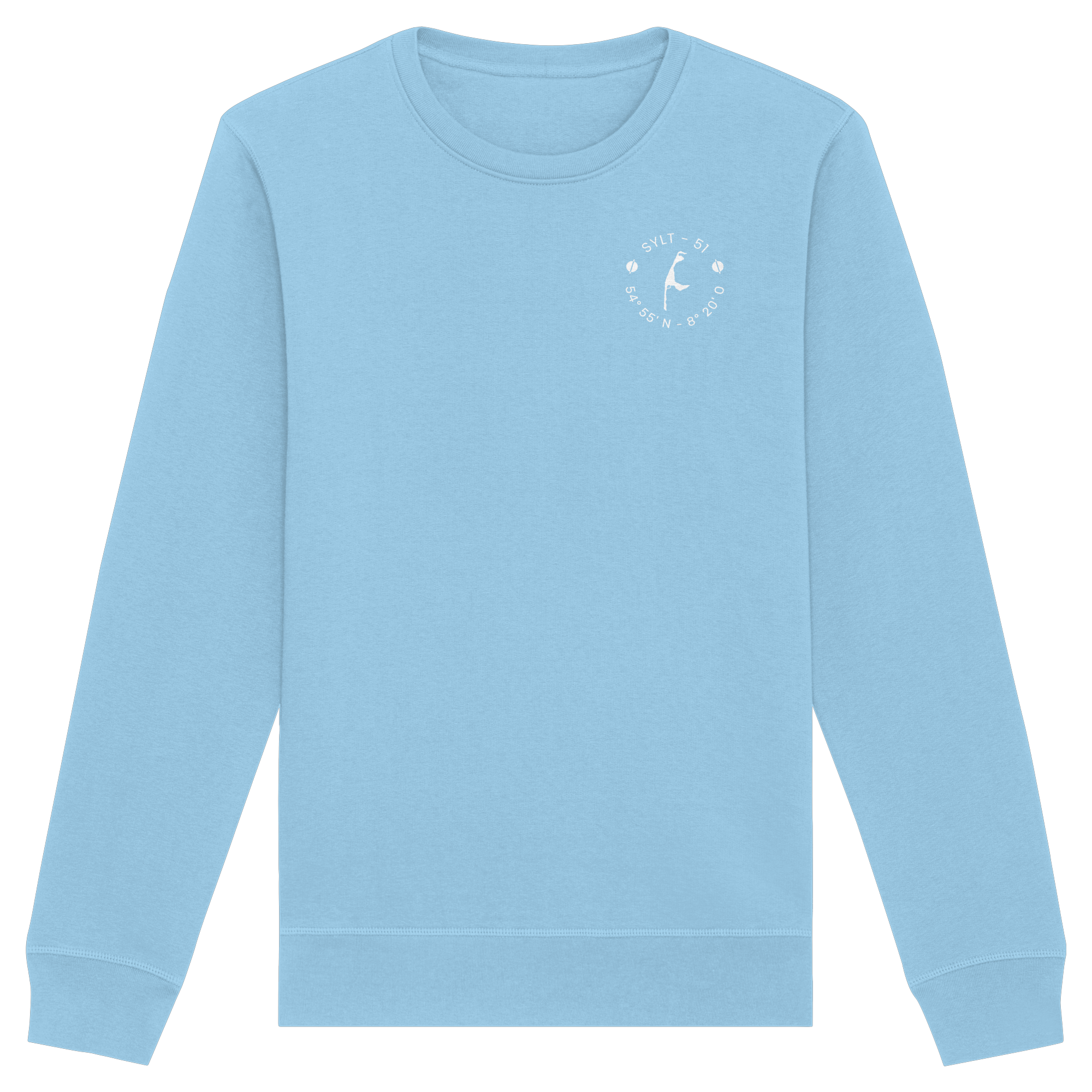 Sylt-51 Koordinate (small - front) - Basic Sweatshirt
