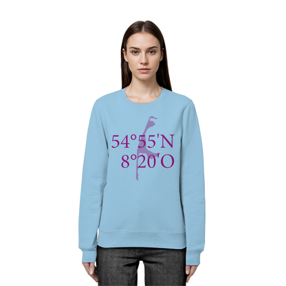 Deine Koordinaten_lila_vorne - Basic Unisex Sweatshirt