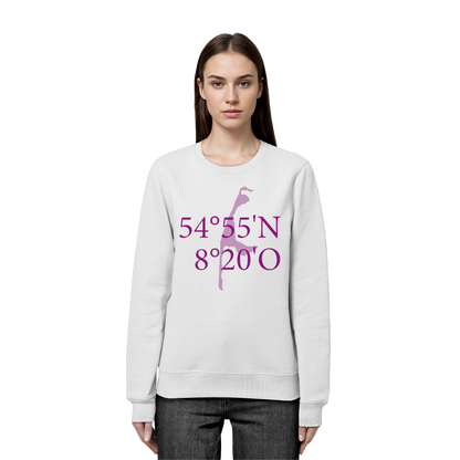 Deine Koordinaten_lila_vorne - Basic Unisex Sweatshirt