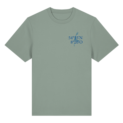 Deine Koordinaten_blau - Heavy T-Shirt (Relaxed Fit bis 3XL)