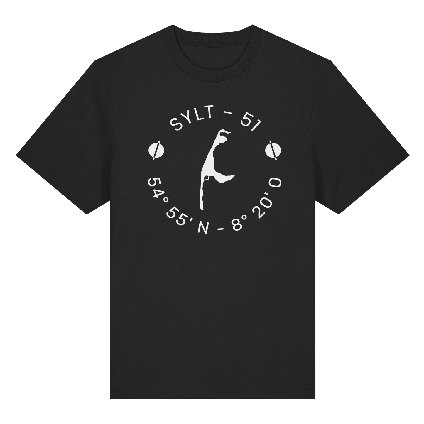 Sylter Heimathafen (rund-front) - Heavy T-Shirt