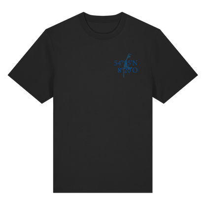 Deine Koordinaten_blau - Heavy T-Shirt (Relaxed Fit bis 3XL)