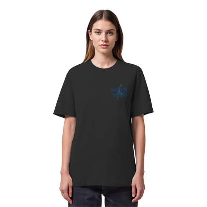 Deine Koordinaten_blau - Heavy T-Shirt (Relaxed Fit bis 3XL)