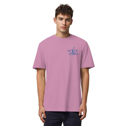 Deine Koordinaten_blau - Heavy T-Shirt (Relaxed Fit bis 3XL)
