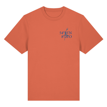 Deine Koordinaten_blau - Heavy T-Shirt (Relaxed Fit bis 3XL)